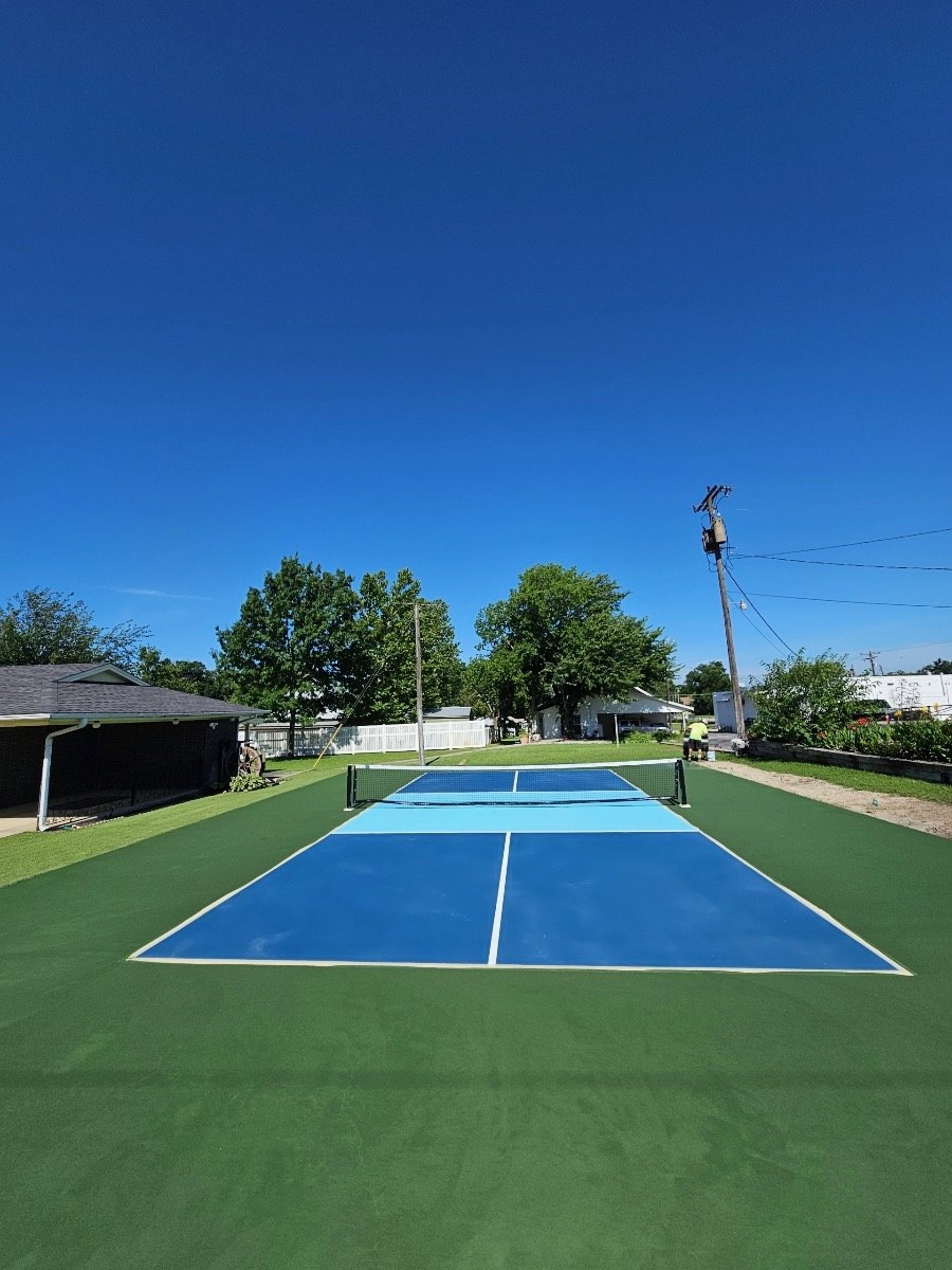 Tour Greens Houston game court installation project