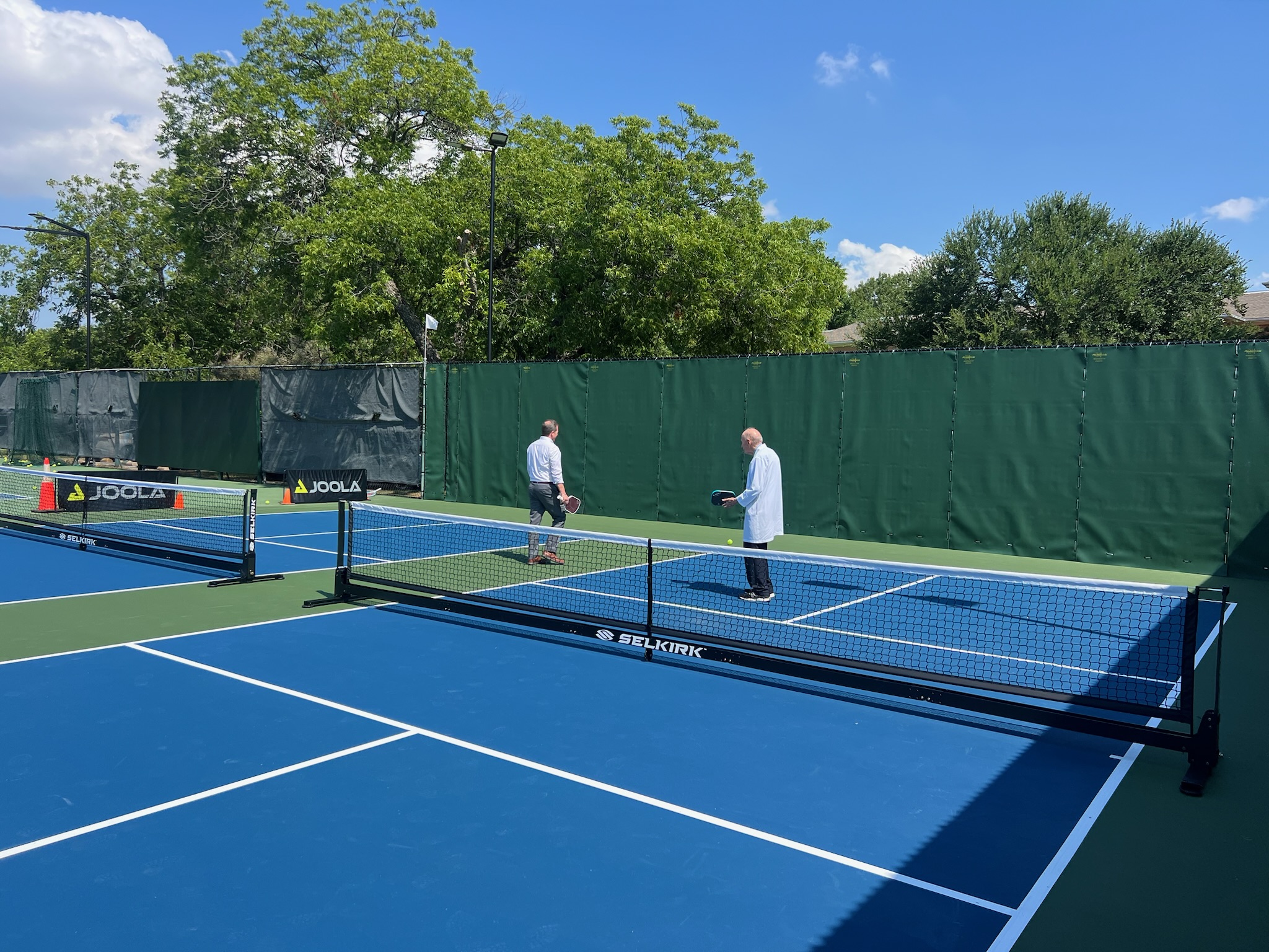 Tour Greens Houston game court installation project