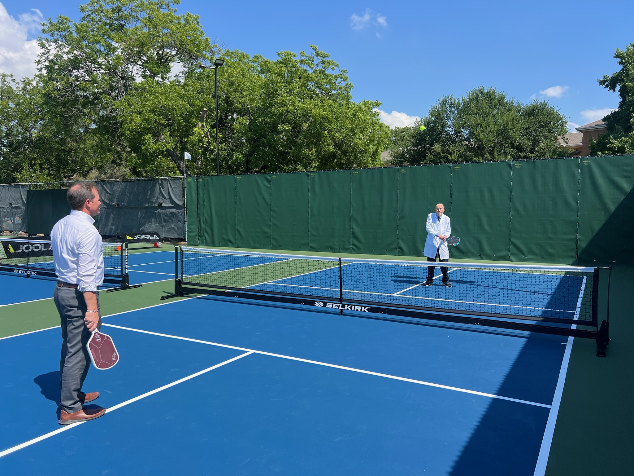 Tour Greens Houston game court installation project
