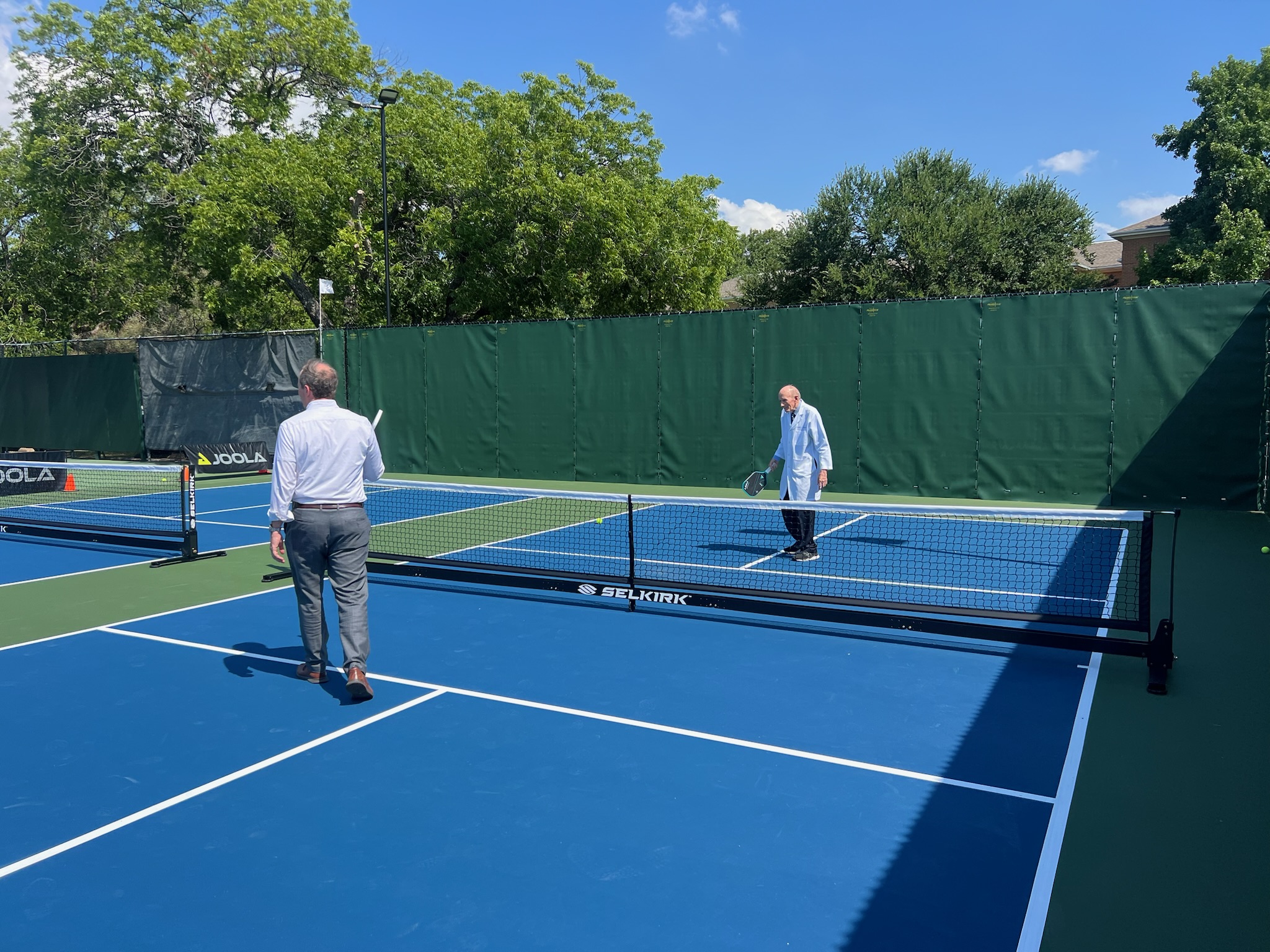 Tour Greens Houston game court installation project
