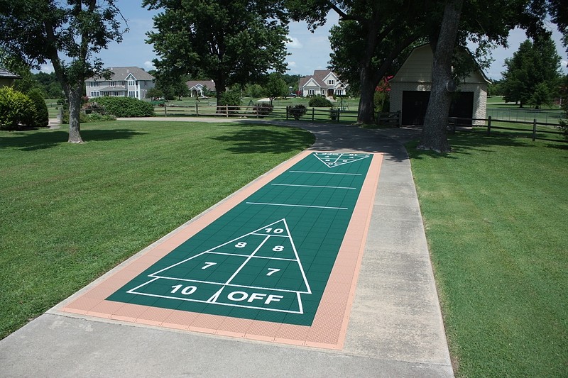 Custom Shuffleboard Court