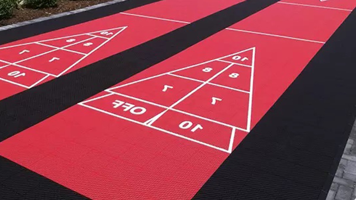 Tour Greens Houston game court installation project