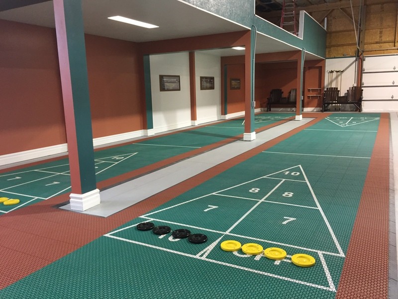 Tour Greens Houston game court installation project