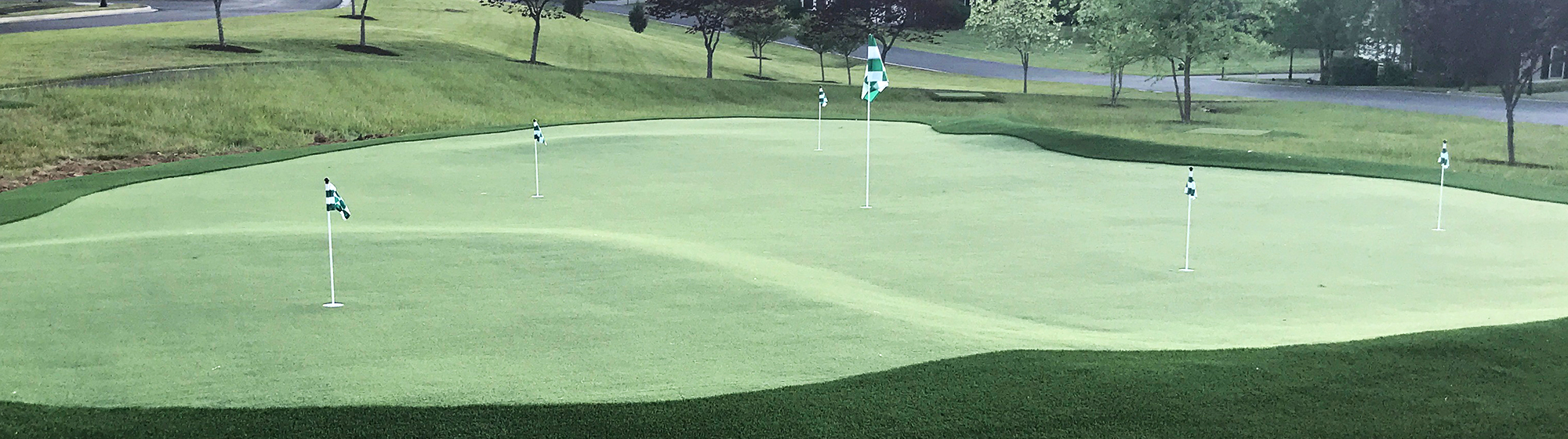 Tour Greens Houston par-3 synthetic green installation